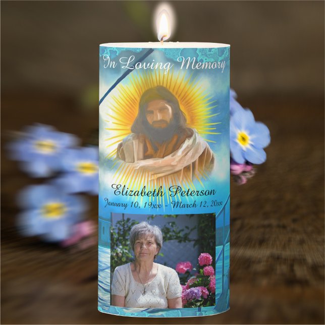 In Loving Memory 0916  Pillar Candle (Creator Uploaded)