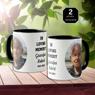 In Loving Memory 2 Photo Memorial Keepsake Mug