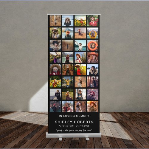 In Loving Memory 32 x Photo Collage Memorial