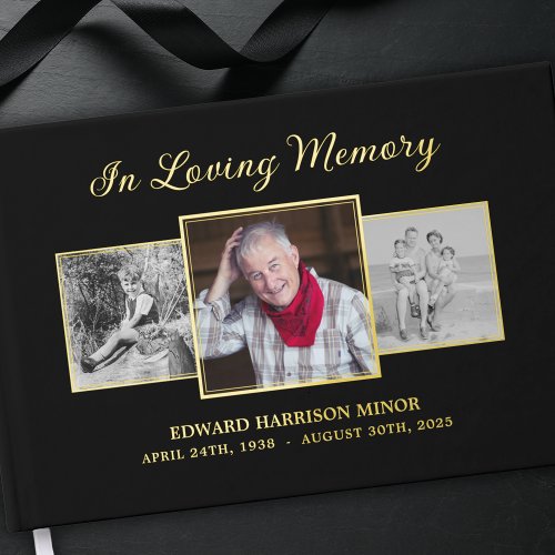 In Loving Memory 3 Photo Funeral Memorial Service