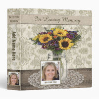 In Loving Memory 3 Ring Binder