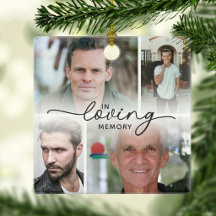 In Loving Memory 5 Photo Personalized Christmas