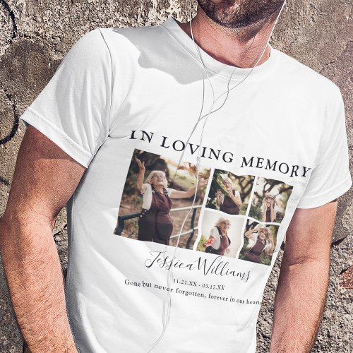 In Loving Memory | 9 Photo Collage | Memorial