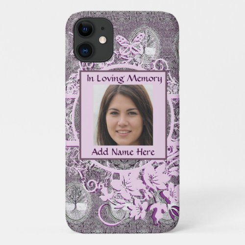 In Loving Memory Add Photo Keepsake iPhone 11 Case