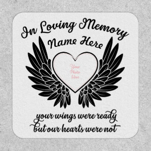 In Loving Memory Angel Wings Photo Patch