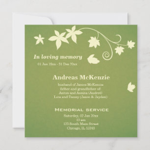 In Loving Memory Announcement