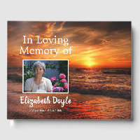 In Loving Memory | Beach Sunset Funeral Memorial