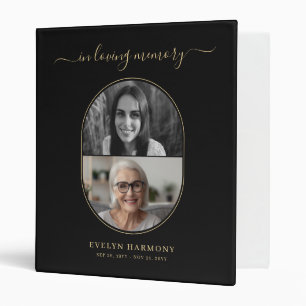 In Loving Memory Before & After Photo 3 Ring Binder
