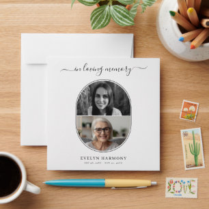 In Loving Memory Before & After Photo Envelope