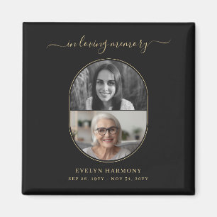 In Loving Memory Before & After Photo Magnet