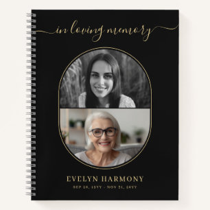 In Loving Memory Before & After Photo Notebook