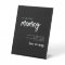 In Loving Memory Black and White Wedding Sign