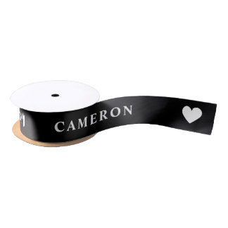 In Loving Memory | Black Ribbon with Name