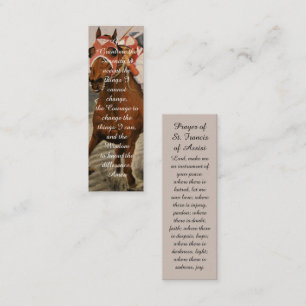 In Loving Memory Book Mark Prayer Card