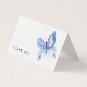 In Loving Memory Butterfly Funeral Table Card