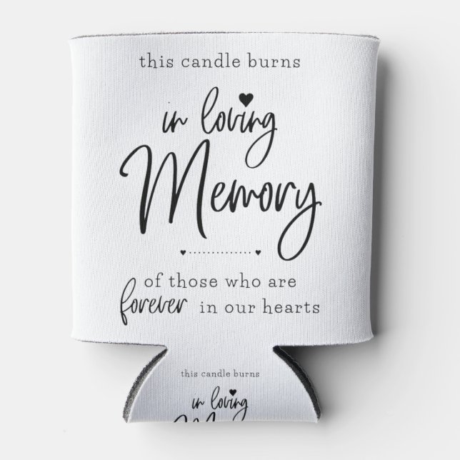 In loving memory can cooler (Front)