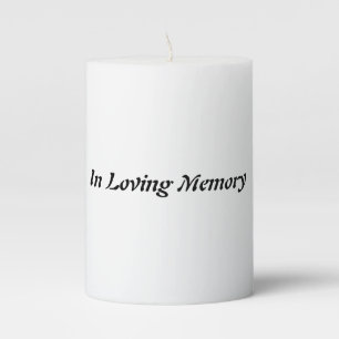 In Loving Memory Candle