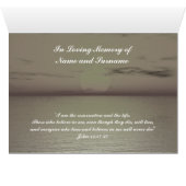 "In loving Memory" Card (Inside Horizontal (Bottom))