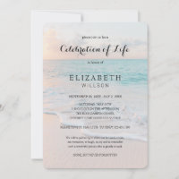 In Loving Memory Celebration of Life Beach Funeral