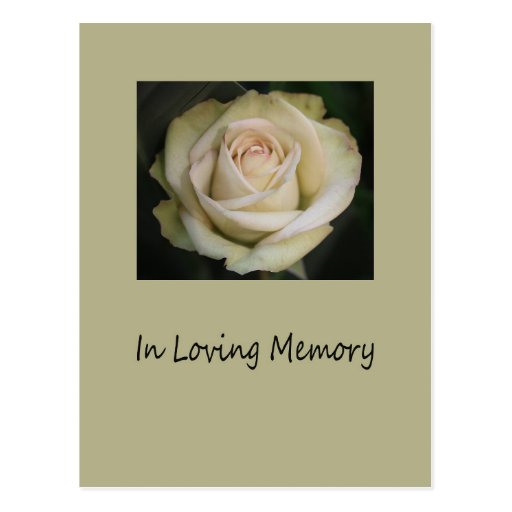 In Loving Memory/Celebration of Life Invitation Postcard | Zazzle