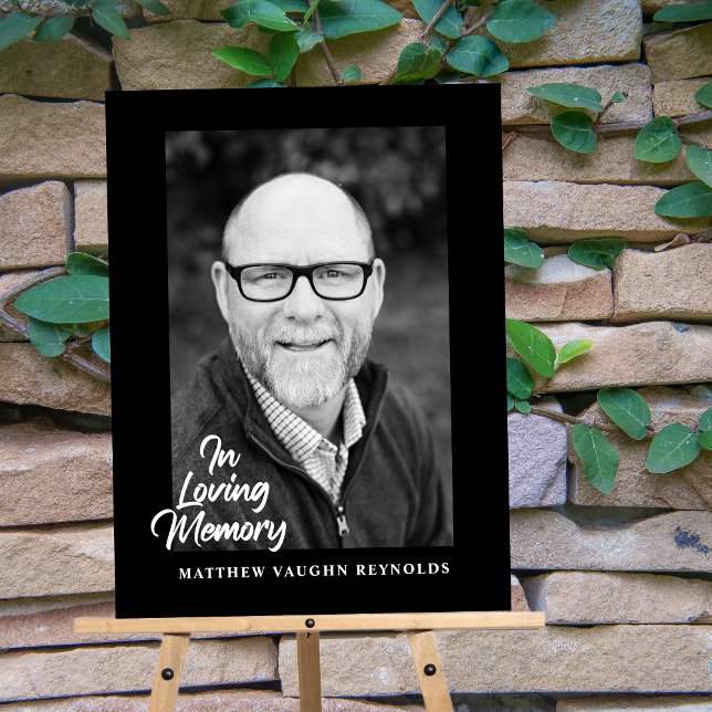 In Loving Memory Celebration of Life Photo Foam Board (Creator Uploaded)