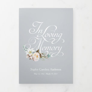 In Loving Memory Celebration of Life Program