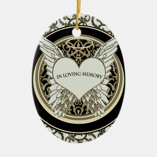 In Loving Memory Ceramic Ornament (Front)