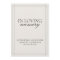 In Loving Memory Classic Light Gray Sign     