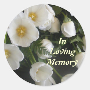 In Loving Memory Classic Round Sticker