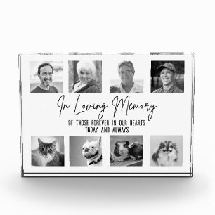 In Loving Memory Custom 8 Photo Wedding Memorial Block