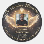 In Loving Memory Custom Memorial Classic Round Sticker