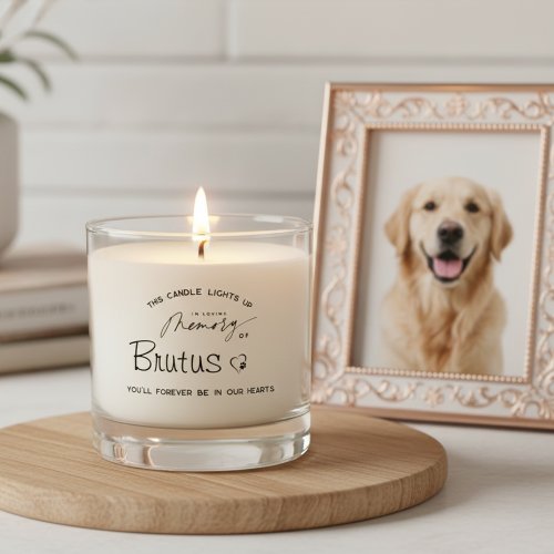 In Loving Memory Custom Pet Loss Memorial Gift