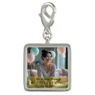 In Loving Memory Custom Photo Charm Keepsake