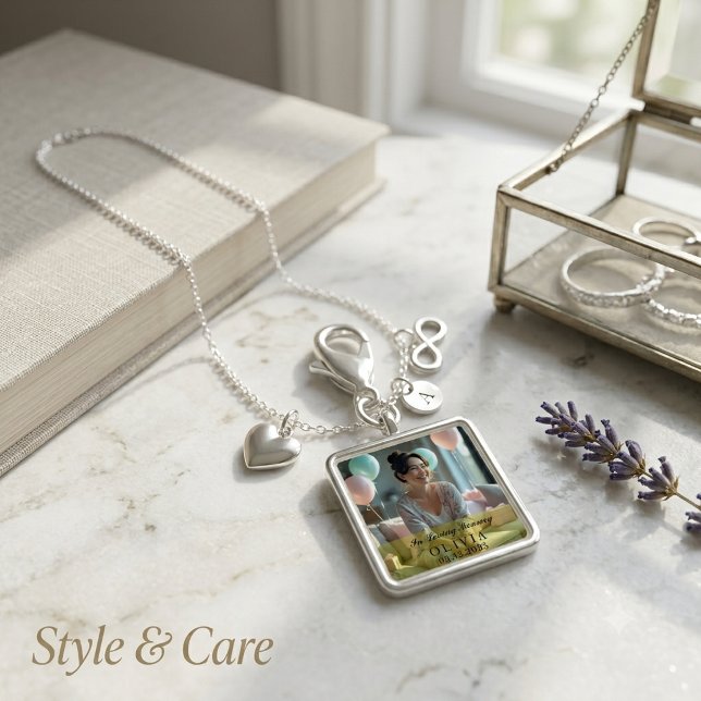In Loving Memory Custom Photo Charm Keepsake (In Loving Memory Custom Photo Charm Keepsake)