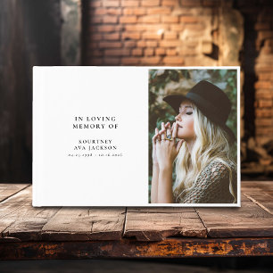In Loving Memory Custom Photo Guest Book