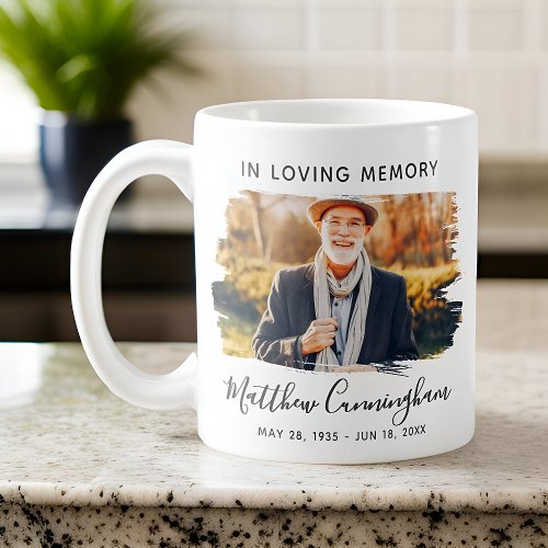 In Loving Memory Custom Photo Memorial Coffee Mug