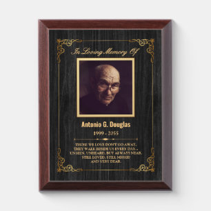 In Loving Memory Custom Photo Memorial Plaque