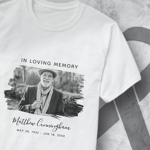 In Loving Memory Custom Photo Memorial T_Shirt