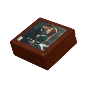 In Loving Memory Custom Photo Wooden Jewelry Gift Box