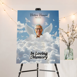 In Loving Memory,Custom sign, rip, tribute, Foam Board