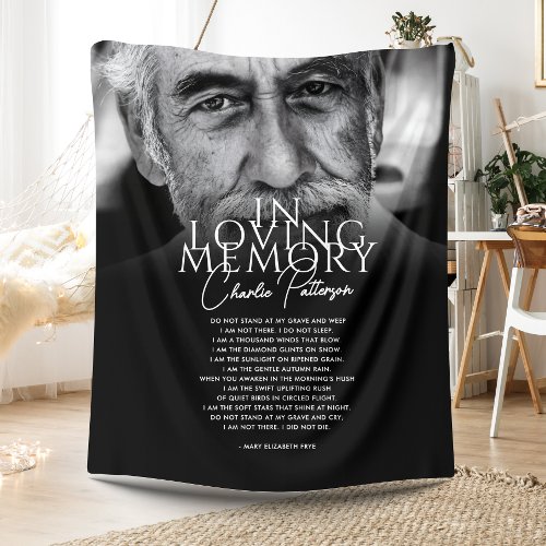 In Loving Memory Custom Text & Photo Memorial