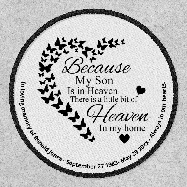In Loving Memory - Customizable Memorial Patch (Front)