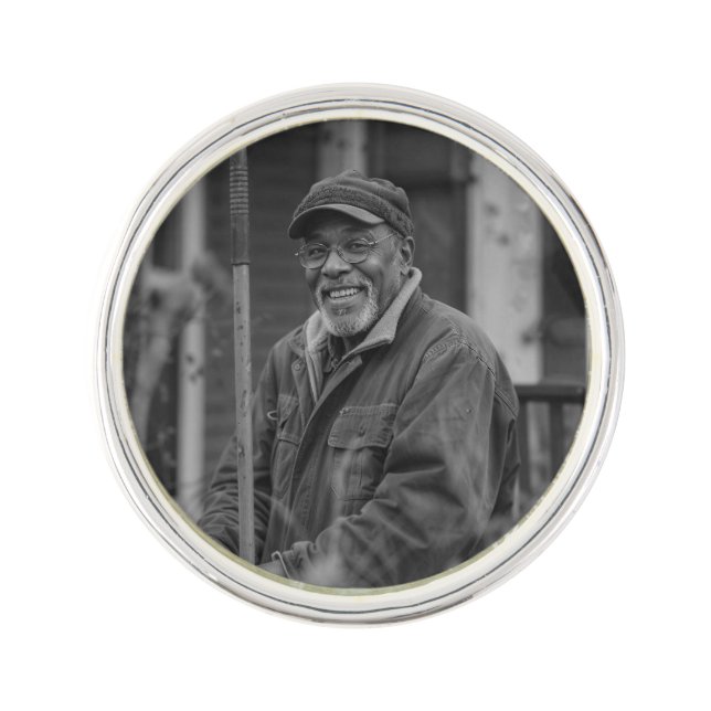 In Loving Memory Dad Wedding Memorial  Lapel Pin (Front)