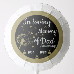In loving Memory Death Anniversary Dad Balloon