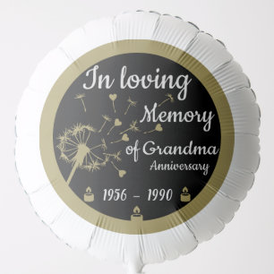 In loving Memory Death Anniversary Grandma Balloon