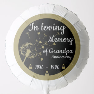 In loving Memory Death Anniversary Grandpa Balloon