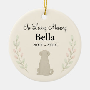 In Loving Memory Dog Ornament — Personalized