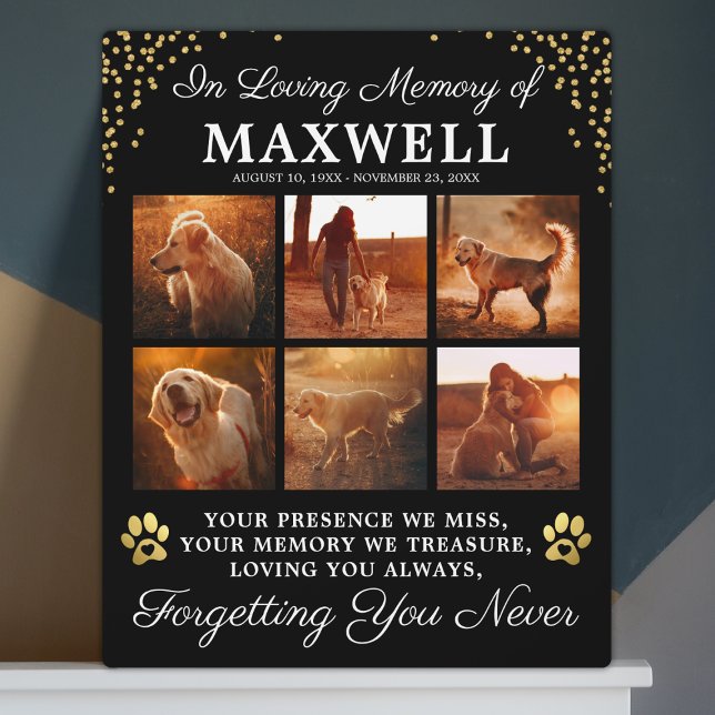 In Loving Memory Dog Plaque (Creator Uploaded)