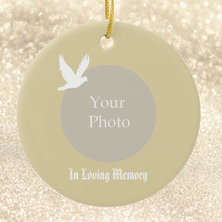 In Loving Memory Dove Memorial Christmas Ornament