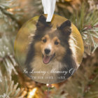 In Loving Memory Elegant Photo Pet Memorial